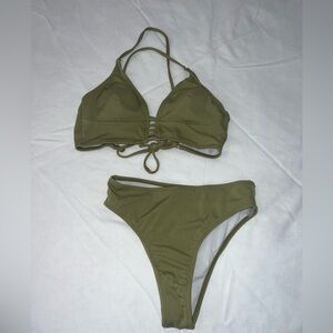 Rubbed Two Piece Bikini Size Small